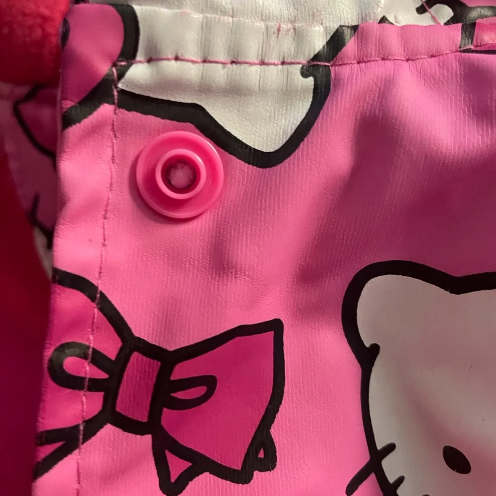 Hello Kitty Toddler girls Rain jacket flannel quilting lined for Kids 3 T